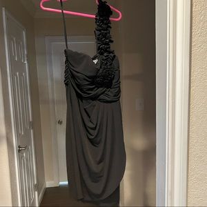 Cute floral black dress